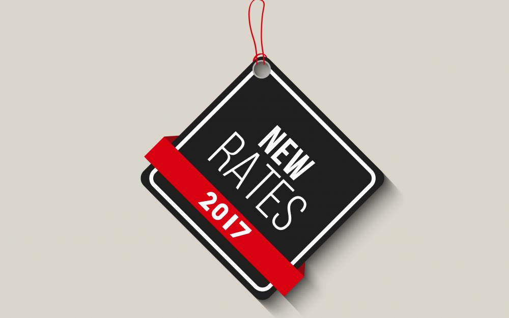 New rates 2017